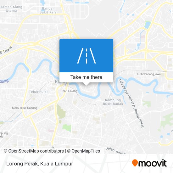 Peta Lorong Perak