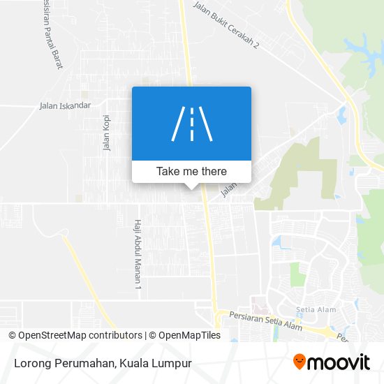 Lorong Perumahan map