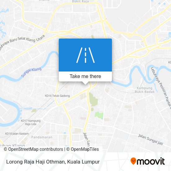 Peta Lorong Raja Haji Othman