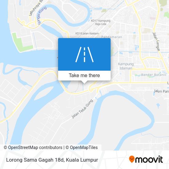 Lorong Sama Gagah 18d map