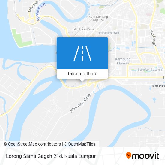 Peta Lorong Sama Gagah 21d
