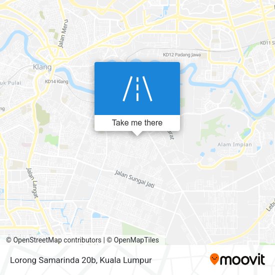 Peta Lorong Samarinda 20b