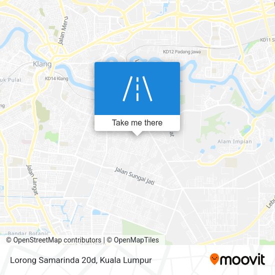 Peta Lorong Samarinda 20d