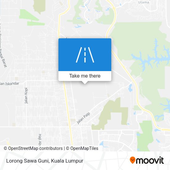 Peta Lorong Sawa Guni