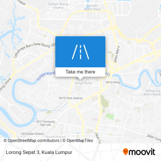 Peta Lorong Sepat 3
