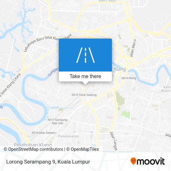 Lorong Serampang 9 map