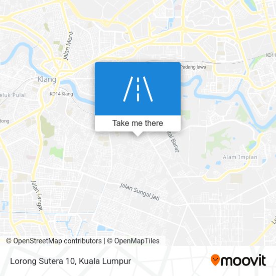 Lorong Sutera 10 map