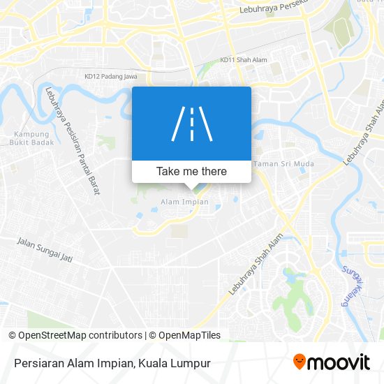Persiaran Alam Impian map