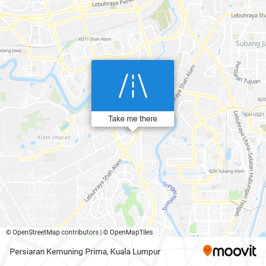 Persiaran Kemuning Prima map