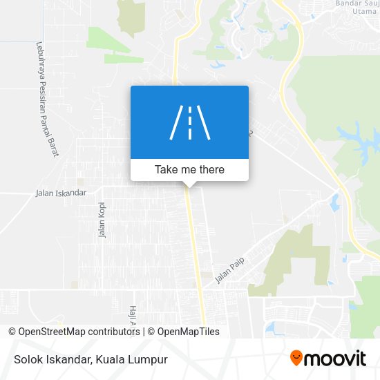 Peta Solok Iskandar