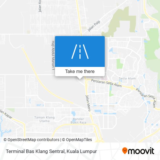 Terminal Bas Klang Sentral map