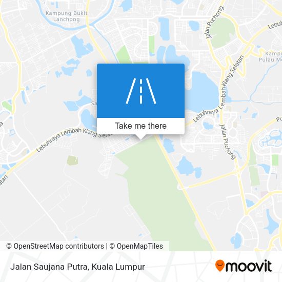 Jalan Saujana Putra map