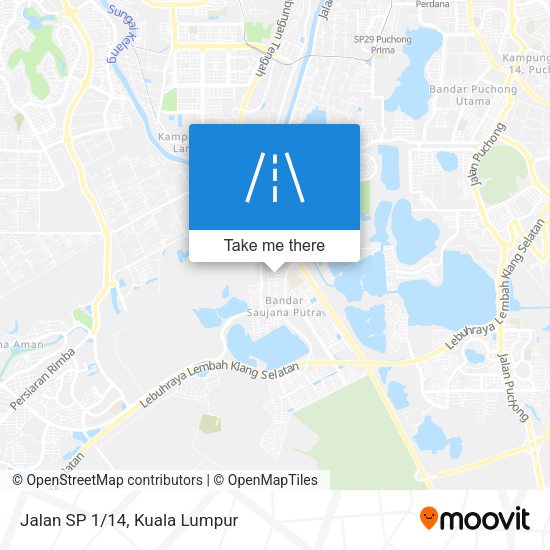 Peta Jalan SP 1/14
