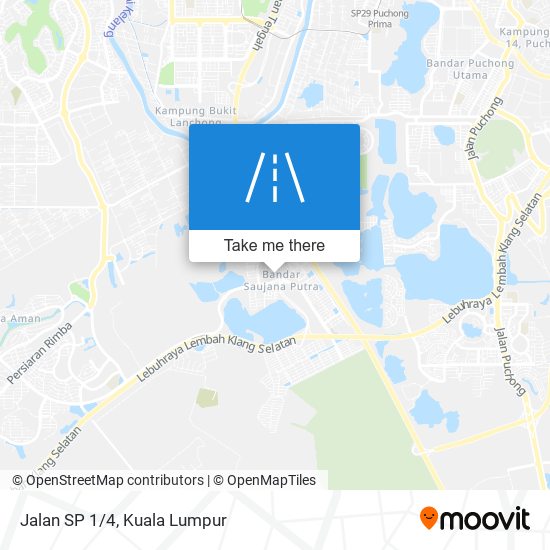 Jalan SP 1/4 map