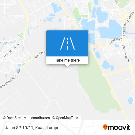Jalan SP 10/11 map