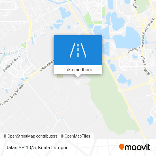 Peta Jalan SP 10/5