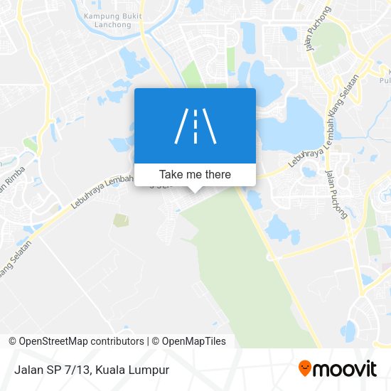 Peta Jalan SP 7/13
