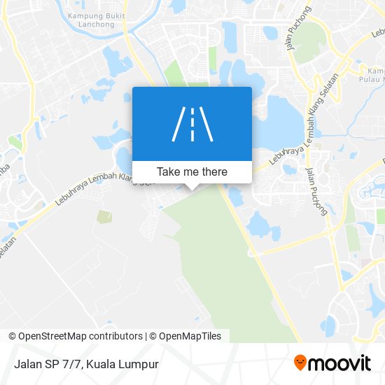 Jalan SP 7/7 map