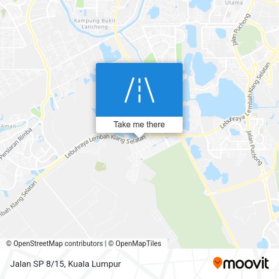 Peta Jalan SP 8/15