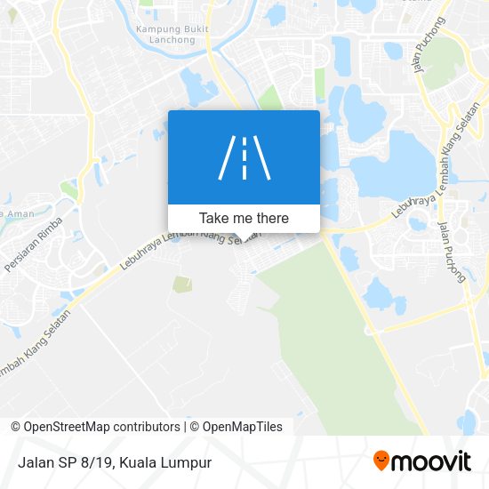 Peta Jalan SP 8/19