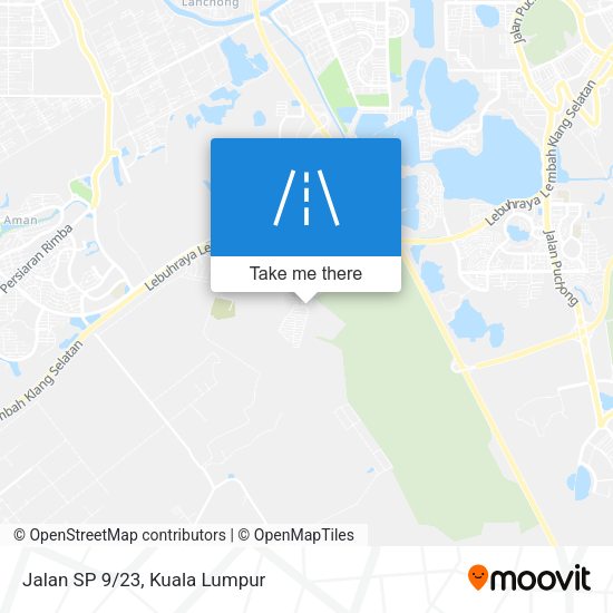 Peta Jalan SP 9/23