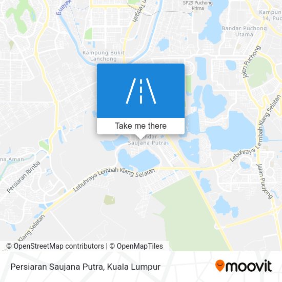 Persiaran Saujana Putra map