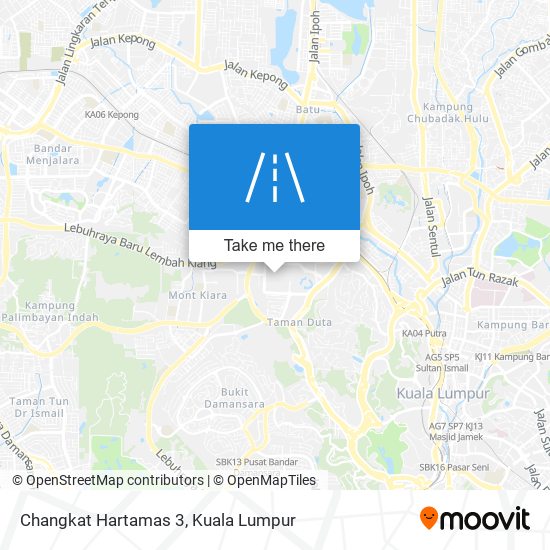 Changkat Hartamas 3 map