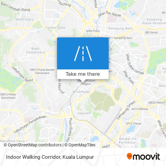 Indoor Walking Corridor map