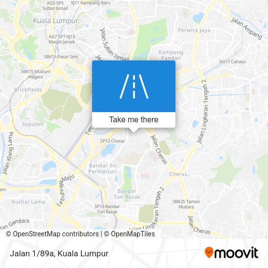 Jalan 1/89a map