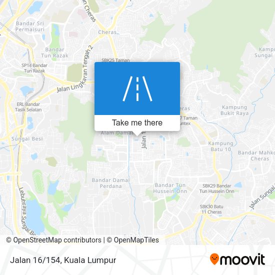 Jalan 16/154 map