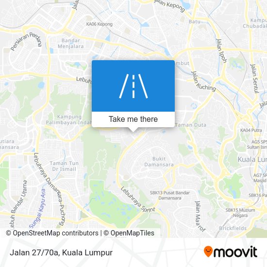 Jalan 27/70a map