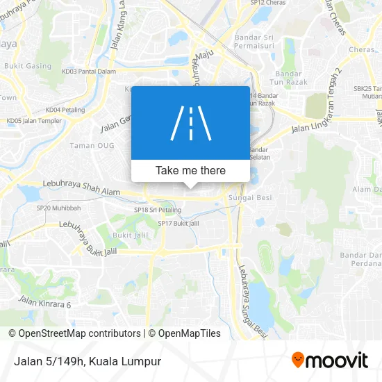 Jalan 5/149h map