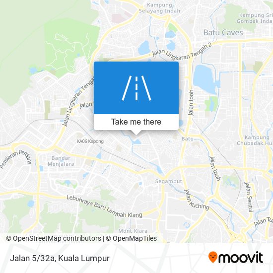 Jalan 5/32a map