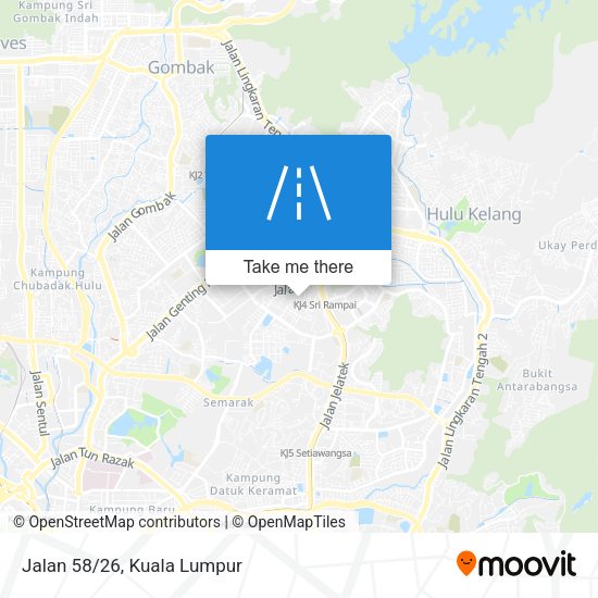 Jalan 58/26 map