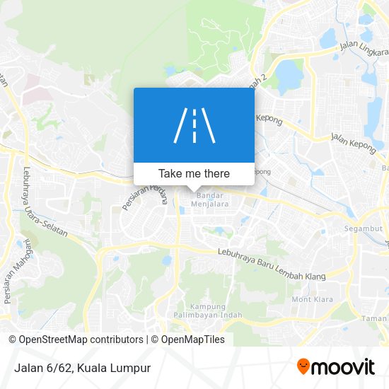 Jalan 6/62 map