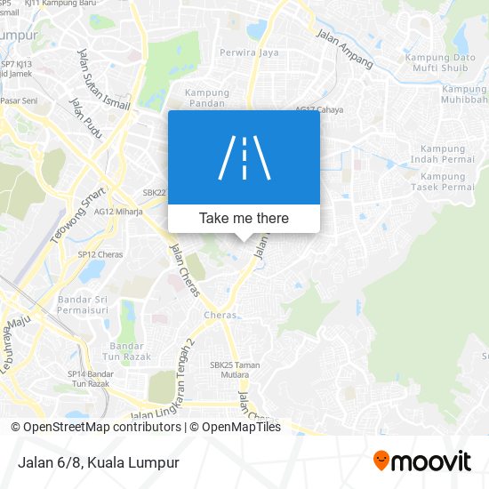 Jalan 6/8 map