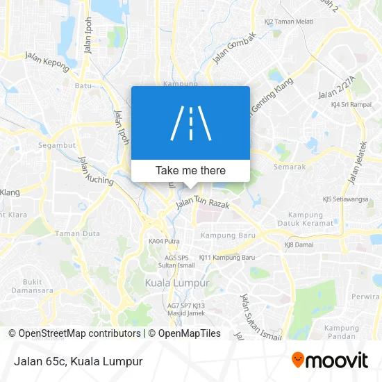 Jalan 65c map