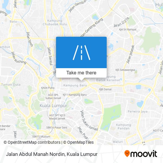 Jalan Abdul Manah Nordin map