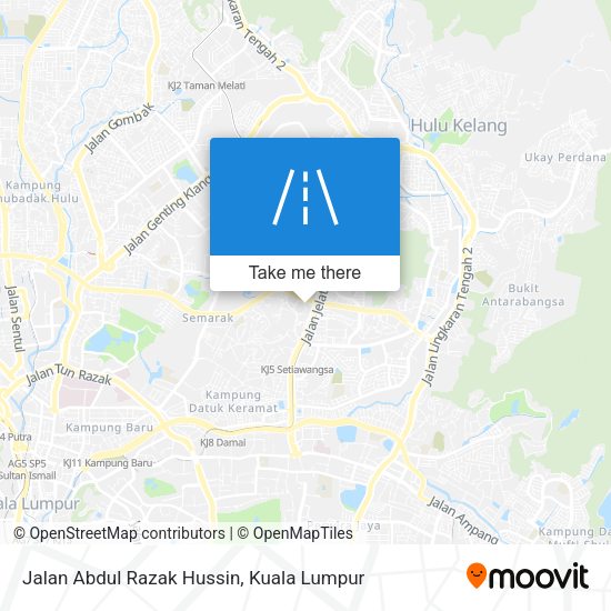 Jalan Abdul Razak Hussin map
