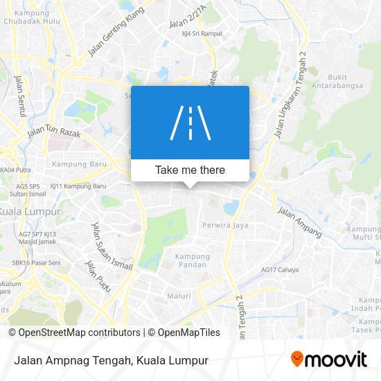 Jalan Ampnag Tengah map