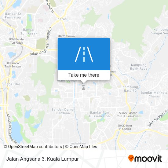 Jalan Angsana 3 map