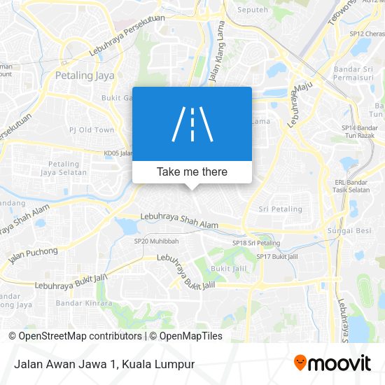 Peta Jalan Awan Jawa 1