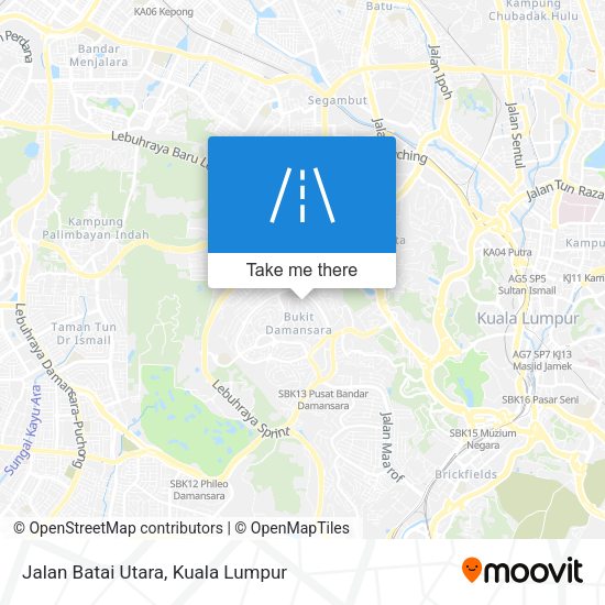 Jalan Batai Utara map