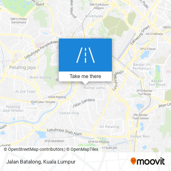Peta Jalan Batalong