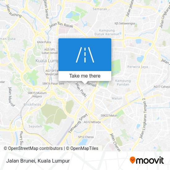Peta Jalan Brunei