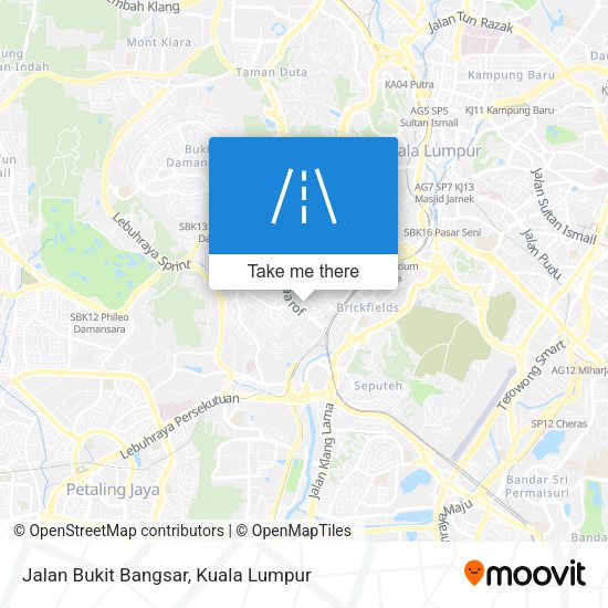 Jalan Bukit Bangsar map