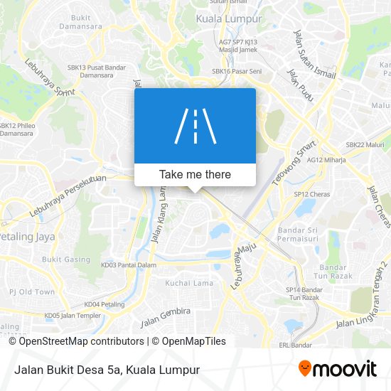 Jalan Bukit Desa 5a map