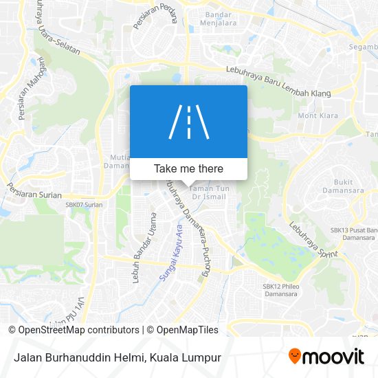 Jalan Burhanuddin Helmi map