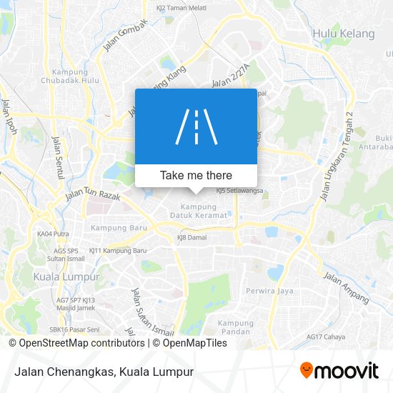 Peta Jalan Chenangkas