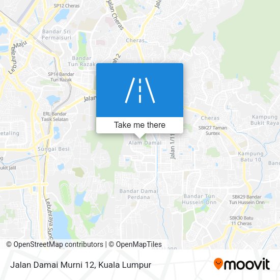 Peta Jalan Damai Murni 12
